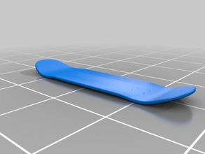 parametric f360 skateboard deck sport & outdoors 3d print model - Mito3D