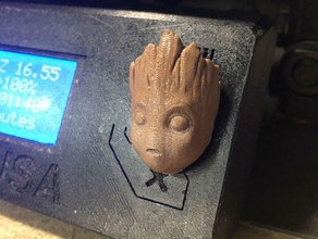 prusa i3 - manopola di selezione eroe super baby-groot Stampante 3d parti baby groot quadrante guardiansofthegalaxy am selettore stelle signore 3d print model - Mito3D