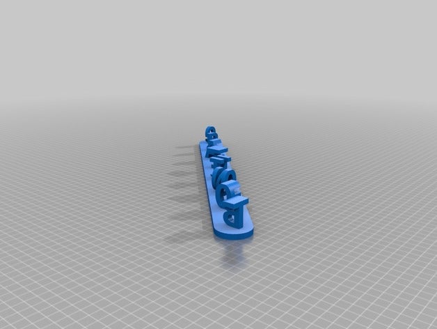 te quiero bonita l'art interactif personnalisé 3D print model - Mito3D