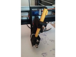 servo pen lifter using mgn12h rail 3d printing 3d print model - Mito3D