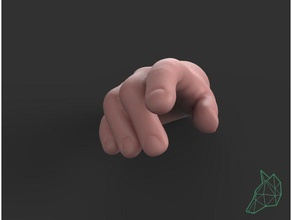 hand gadgets 3d model 3d modeling 3d printing additive mfg gadget hand human body mannequin mano pink prank