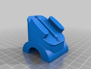 motorcycle bike gopro base handle mount automotive 3d print model - Mito3D