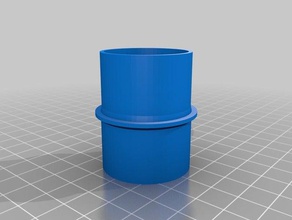 my customized vacuum hose adapter 34-348 parts 3d print model - Mito3D