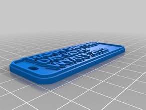 wyatt llaveros personalizado 3d print model - Mito3D