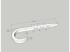Haken, Kabel-clip 6-7mm Gebäude & Strukturen clip Elektro Strom 3d print model - Mito3D