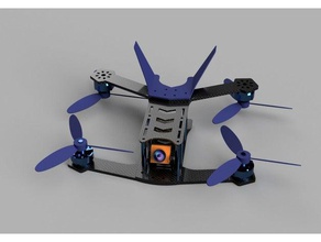 fpvbitch - fpv racing quad, den Fortschritt der Arbeit r c Fahrzeuge Drohne quadcopter 3d print model - Mito3D