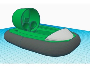 aerodeslizador La impresión en 3d 3d print model - Mito3D