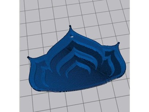 lotus emblema chaveiro brinquedo & acessórios para jogos jogo de vídeo warframe 3d print model - Mito3D