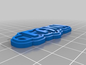 clauer fani ayetler definitiva Anahtarlık özelleştirilmiş 3d print model - Mito3D