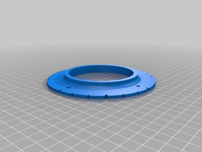 3 inch circle template hand tools customized 3d print model - Mito3D