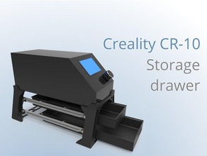 cr-10 storage drawer 3d printer accessories cr-10s cr10 cr10s creality shelf 3d print model - Mito3D