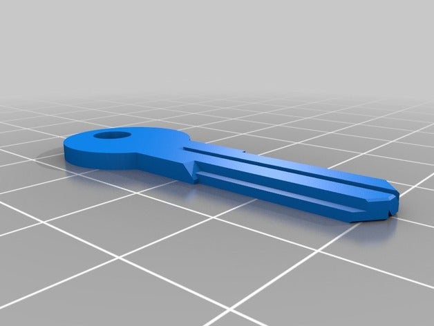 yakima sks blank uncut core removal control key parts 3D print model - Mito3D
