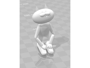 peco chat 03 animaux 3d animal cat figure 3d print model - Mito3D