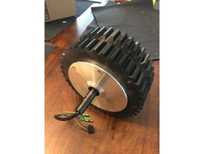 hoverboard motore robot ruota di ingegneria direct drive fai da te rasaerba hub motor tosaerba la robotica rover ruote 3d print model - Mito3D