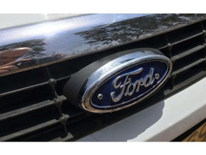 logo de ford l'automobile la focus 3d print model - Mito3D