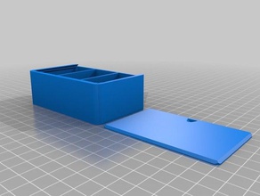 ronde du couvercle de la boîte remixé porte-outils & boîtes 3d print model - Mito3D