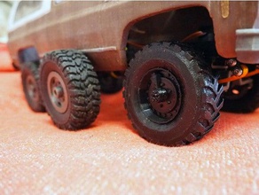 zil-157 rueda wpl camiones r c vehículos 3d print model - Mito3D