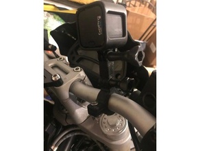 go pro handle bar mount Kamera ducati gopro Sitzung monster 696 3d print model - Mito3D