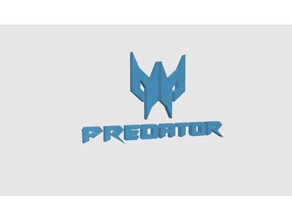 predator logo 3d printing acer alienware computer msi gaming razer blade 3d print model - Mito3D