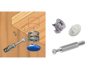 ikea furniture screw hole plug household supplies 3d print model - Mito3D