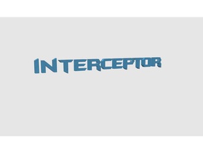 interceptor logo La stampa 3d 3d print model - Mito3D