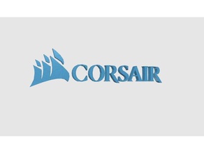 corsair-logo 3d-drucken corsair desktop gaming logo 3d print model - Mito3D