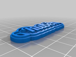 rubén llaveros personalizado 3d print model - Mito3D