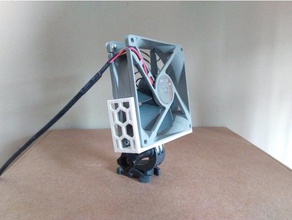 gopro ventilatore stand strumenti fan openscad 3d print model - Mito3D