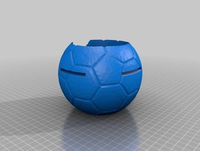 echo point - fussball ballon de soccer stand l'audio alexa amazon football le la coupe du monde 3d print model - Mito3D