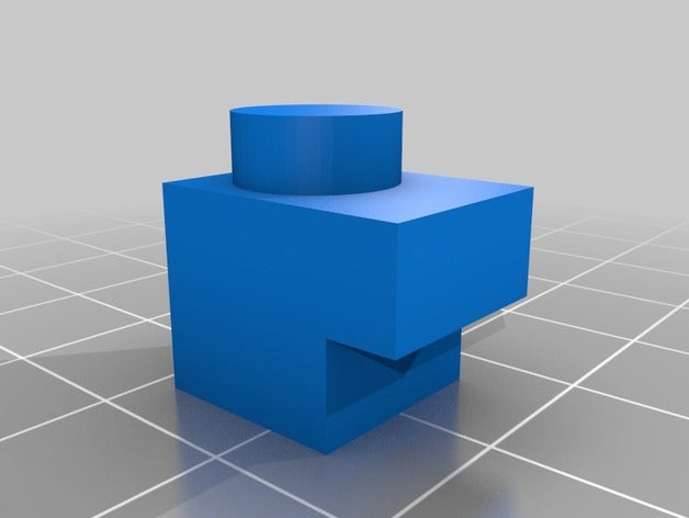 exin bloques con saliente recto exploraciones & réplicas castillos 3D print model - Mito3D
