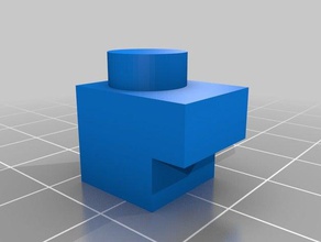 exin con bloques saliente recto scans & Replikate castillos 3d print model - Mito3D