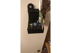 pi cero caso de clúster en la pared electrónica refrigerado por aire montaje del ventilador raspberry w montado 3d print model - Mito3D