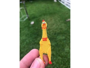 pollo frango brinquedo juguete chaveiro A impressão 3d 3d print model - Mito3D