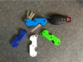 coltello stile portachiavi organizzazione edc everydaycarry chiave keychain le chiavi un coltellino svizzero 3d print model - Mito3D