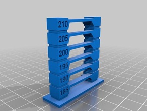 il mio personalizzati meglio di temperatura torre Stampa 3d prove su misura 3d print model - Mito3D