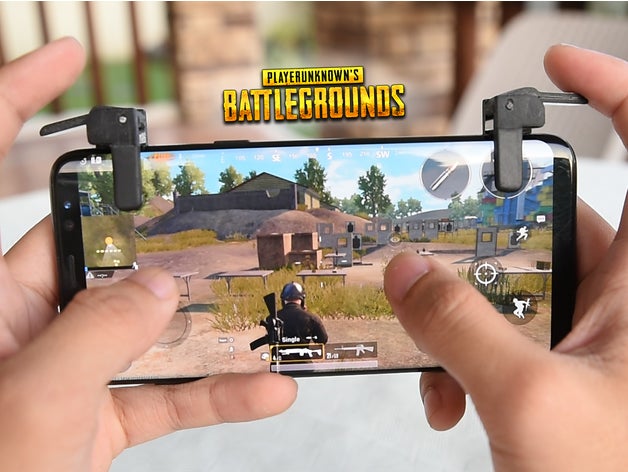 diy Handy trigger-Tasten pubg mobile ros fornite 3d-gedruckt android Tasten controller fps gaming ios iphone smartphone trigger 3D print model - Mito3D