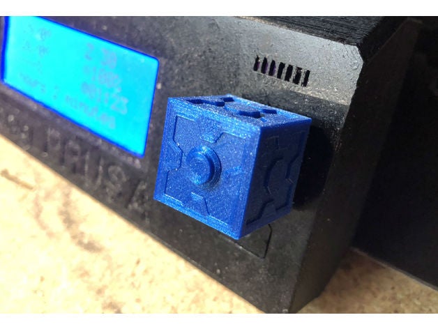 prusa i3 - selector rick morty meeseeks boîte L'imprimante 3d de pièces la cadran bouton m sélecteur 3D print model - Mito3D