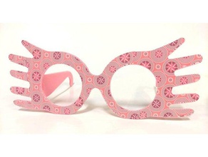 luna lovegood spectrespecs glasses cosplay prop harry potter 3d print model - Mito3D