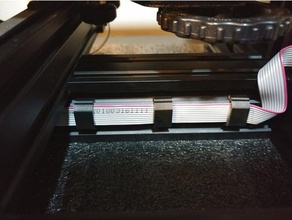 ender 3 clipes para cabos Impressora 3d acessórios 4040 clip do cabo 3d print model - Mito3D