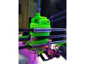 zaribo x axis lead screw conversion 3d printers leadscrew 3030 3d print model - Mito3D