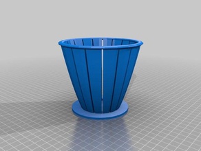 orchid planter stable base outdoor & garden 3d print model - Mito3D