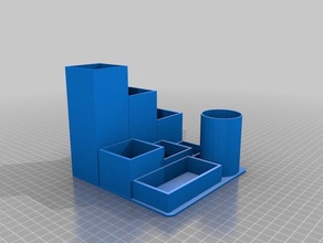 small parts workspace organizer organization 3d print model - Mito3D