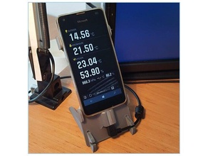 nokia 550 tutucu cep telefonu manyetik lumia 3d print model - Mito3D