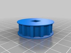 at10 40mm pulley robotics ipt step file 3d print model - Mito3D