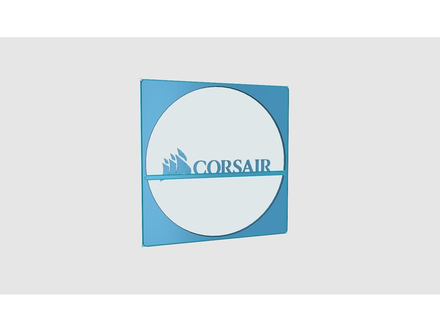 corsair ventilador gril 120mm La impresión en 3d accesorios de ordenador caja la computadora los juegos azar modding 3D print model - Mito3D