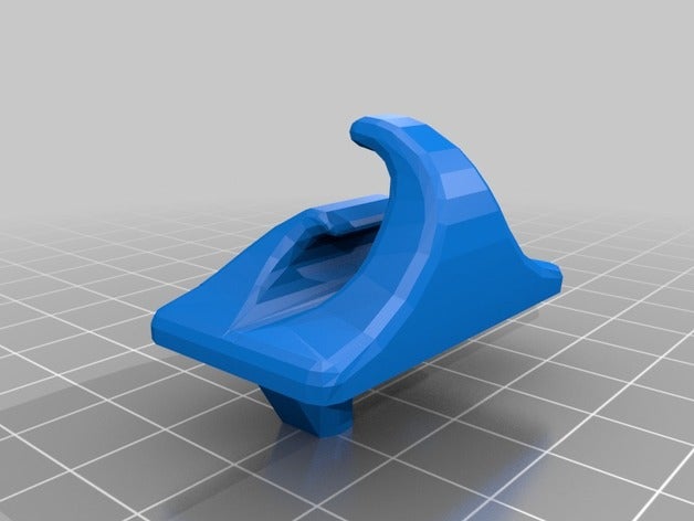 vw golf mk3 sunvisor clip automotive 3 hook sun volkswagen volskwagen 3D print model - Mito3D