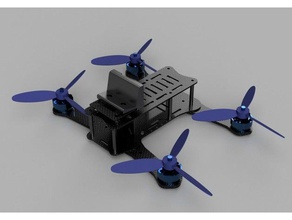 de carbono peão 230 clone do progresso trabalho r c veículos drone quadcopter 3d print model - Mito3D