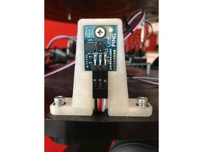 paralaxe laser ping de montagem robótica 3d print model - Mito3D