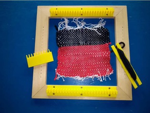 kids loom webrahmen art tools 3d print model - Mito3D
