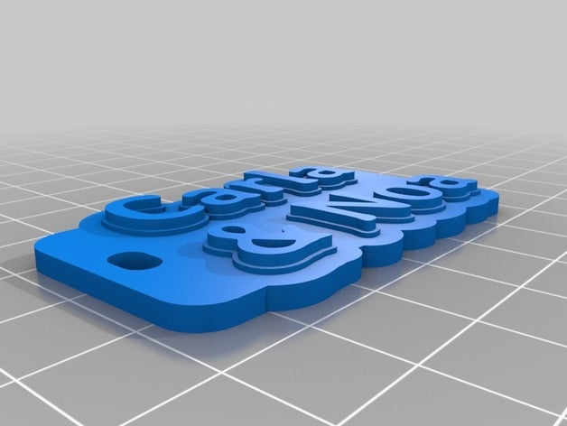 carla y noa keychains customized 3D print model - Mito3D